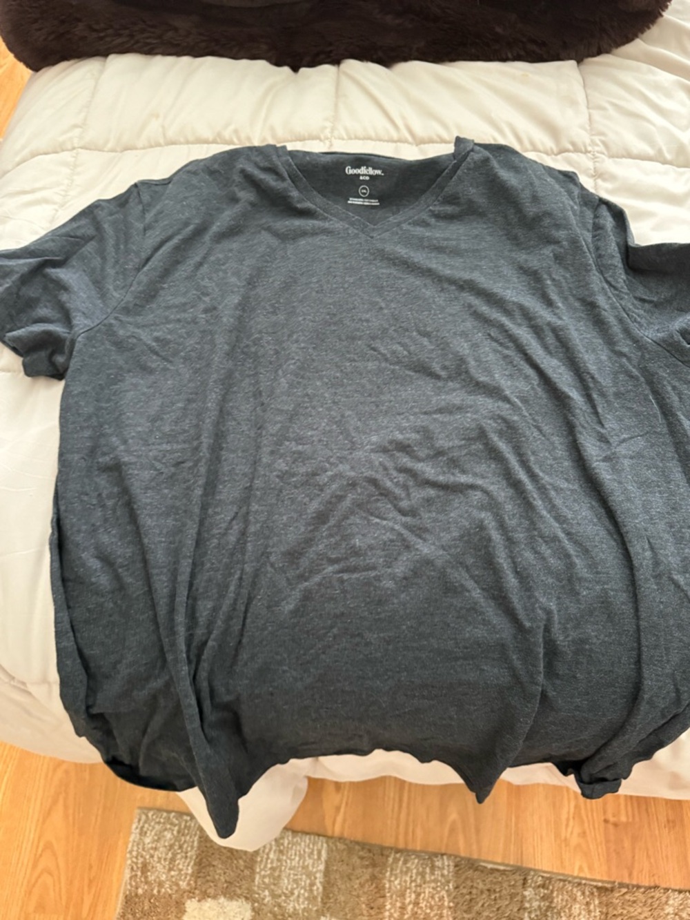 Goodfellow & Co Charcoal Gray V-Neck Shirt